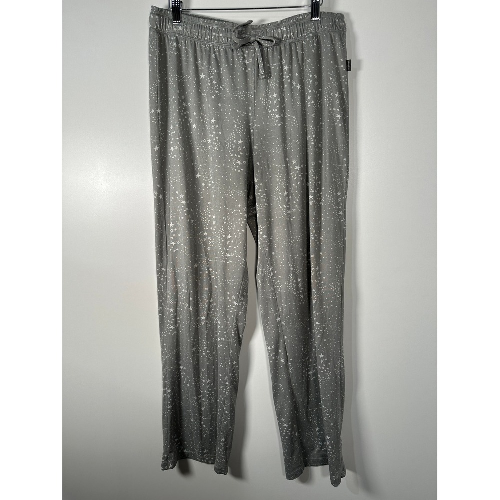 Eddie Bauer Grey Celestial Star Constellation Print Pajama Pants Lounge Large